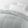 thumbnail image 4 of Breathable Cool Comforter All Season Lightweight Down-Alternative Solid Light Gray for Twin Size Bedding by Comfort Canopy, 4 of 12
