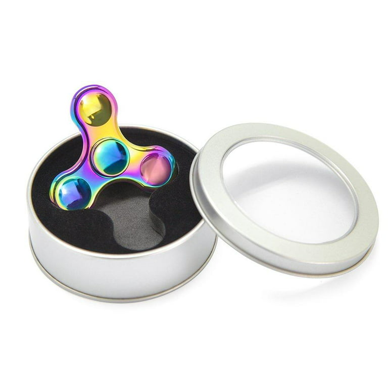 Squeak teknisk generation Rainbow Anti-Anxiety Fidget Spinner [Metal Fidget Spinner] Figit Hand Toy  for Relieving Boredom ADHD, Anxiety - Walmart.com