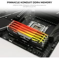 thumbnail image 6 of Timetec Pinnacle Konduit RGB 64GB KIT(2x32GB) DDR4 3200MHz PC4-25600 CL16-18-18-38 XMP2.0 Overclocking 1.35V Compatible for AMD and Intel Desktop Gaming PC Memory Module RAM - Black, 6 of 9