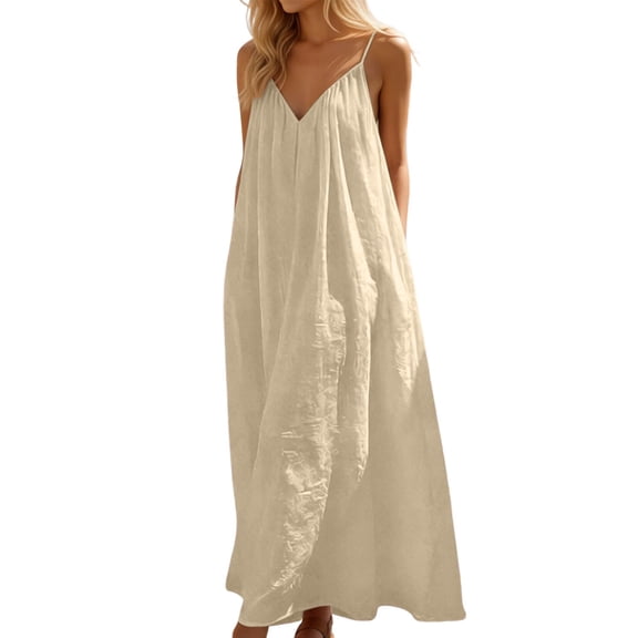 Afdoent Women's Dresses Long Sleeve V Neck Backless Maxi Dress For Oversized Loungewear Robe Casual Home Dress With Side Slits Travel Outfits