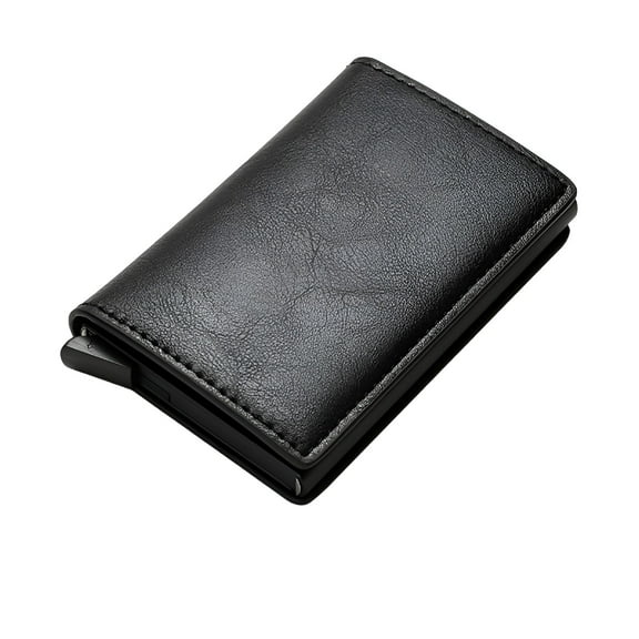 GASTROPOD Men’S Minimalist Aluminium Credit Debit Card Money Holder Ultra Metal Rfid Blocking Real Carbon Fiber Pop Up Card Wallet