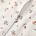 thumbnail image 3 of XIAONU Womens Floral Print Zip Up Hoodie Lace Trim Cute Embroidery Zip Up Jacket Casual Daily Wear Hooded Sweatshirt, 3 of 7