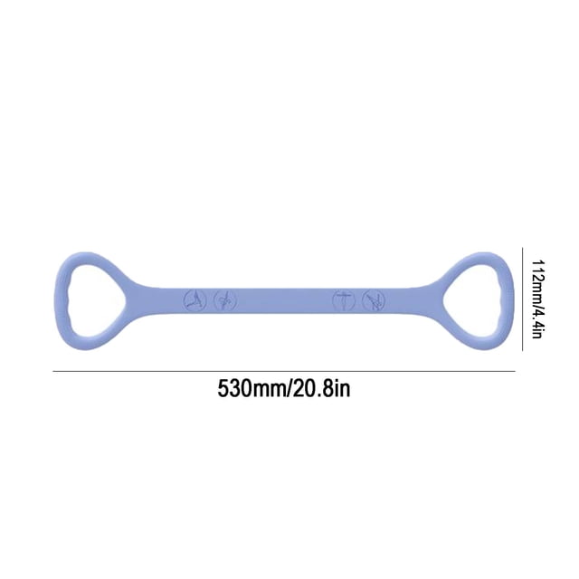 Resistance Bands for Exercise Loop Style Yoga Stretching Belt with Silicone Elastic Material 1 x Tension Rope for Shoulder and Back Stretching