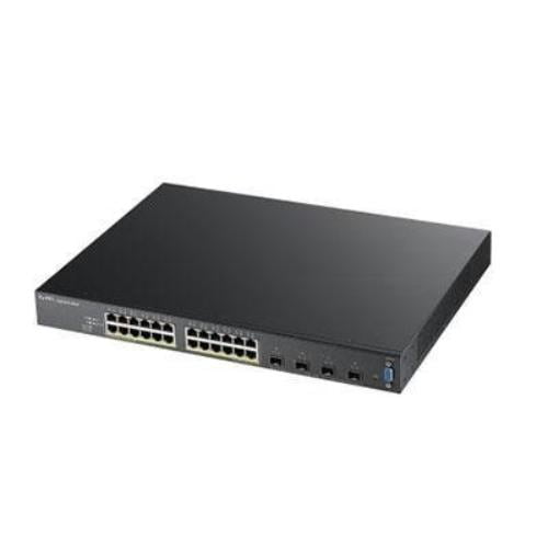 Zyxel Xgs2210-28hp 24-port Gbe L2 Poe Switch With 10gbe Uplink 24 Ports Manageable 4 X Expansion Slots 10 100... by ZyXEL