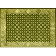 thumbnail image 1 of Ahgly Company Machine Washable Indoor Rectangle Abstract Yellow Contemporary Area Rugs, 7' x 10', 1 of 4