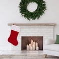 thumbnail image 3 of Supply via Classic Christmas Stockings Red & White Plush 18" Set of 2, 3 of 3