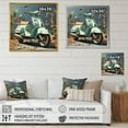 thumbnail image 4 of Designart "Retro Colorful Scooter I" Scooter Canvas Art Print, 4 of 7