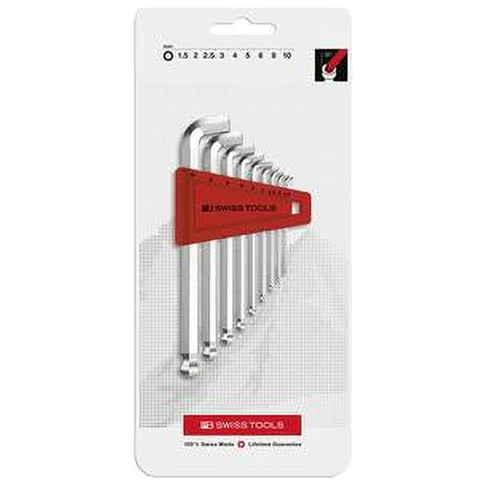 PB Swiss PB 2212.H-10 CN Ballpoint Hex Key L- Wrenches Long