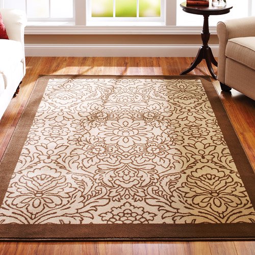Better Homes and Gardens 7'10" x 10'10" Floral Damask Rug