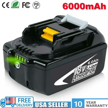 

6.0Ah For MAKITA BL1860B 18V LXT LITHIUM-ION BATTERY 18 Volt BL1830 BL1850B 1840