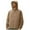 Brown, variant on Men's Thin Style UPF50+ Sun Protection Clothing Outdoor Zipper Pockets Fitted Hooded Fishing Clothing Coat
