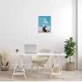 thumbnail image 2 of Stupell Industries Nantucket Summer Beach Girl Graphic Art Gray Framed Art Print Wall Art, Design by Amelia Noyes, 2 of 7