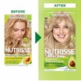 thumbnail image 3 of Garnier Hair Color Nutrisse Nourishing Creme, 90 Light Natural Blonde (Macadamia) Permanent Hair Dye, 2 Count (Packaging May Vary), 3 of 5