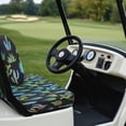 thumbnail image 4 of Aplkyhs Cactus Print Universal Golf Cart Seat Covers Golf Cart Breathable Material Fit for Most Club Car, Easy to Install, Golf Cart Front Seat Covers Soft and Comfortable, 4 of 7