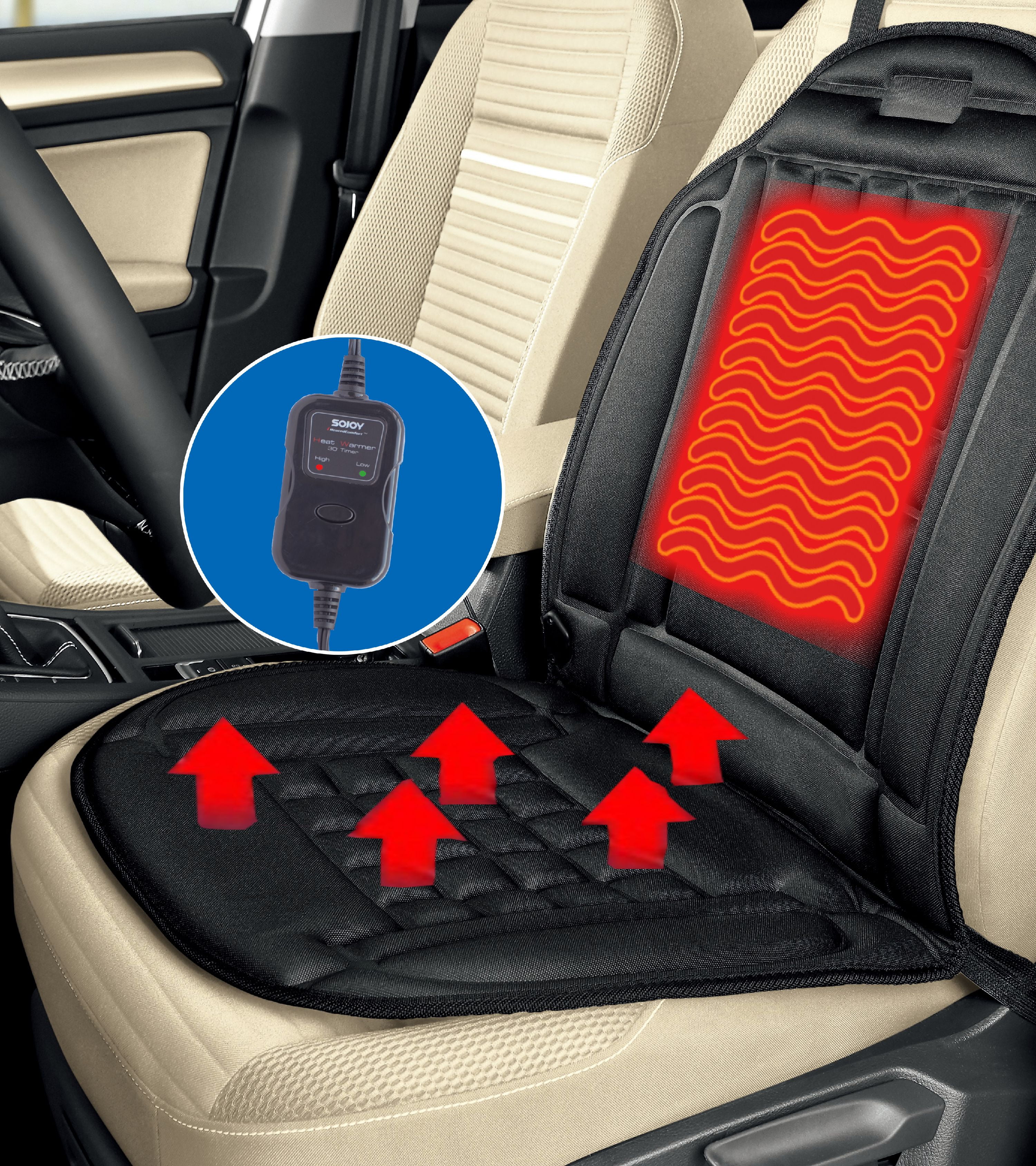 Universal 12V Thickening Heated Car Seat Heater Heated Cushion Warmer