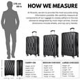 thumbnail image 4 of Ricardo Beverly Hills Anchor Bay Hardside 21" Expandable Carry-on Spinner Luggage, Charcoal, 4 of 9