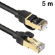thumbnail image 2 of Cable Ethernet Cat 8, cable de conexión 26 AWG 40 Gbps 2000 Mhz, cable RJ45 de red LAN Cat8 de alta velocidad para trabajo pesado, en pared, exterior, resistente a la intemperie para enrutador, módem, 2 of 8