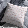thumbnail image 2 of Manfei Girls Pink Bow Sewing & Crafting Fabric (2 Yards), Cute Shrimp Lobster Home Decor Fabric by the Yard, Animal Stripe Fabric by the Yard, 2 of 6