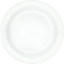 Dart Concorde Foam Plate, 10.25" Diameter, White, 500-Pack