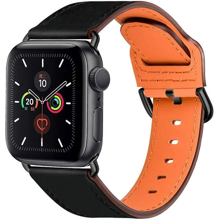 Leather Apple Watch 4 Band 44mm Women