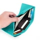 thumbnail image 3 of Mini billetera pequeña para mujer ZJT250122546 | Tarjetero compacto de piel de vacuno de capa superior fina con 1 ranura para billetes, 1 monedero y 6 ranuras para tarjetas de crédito | Cierr, 3 of 3