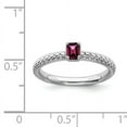 thumbnail image 5 of Created Ruby Sterling Silver Single-Stone Ring, 5 of 5