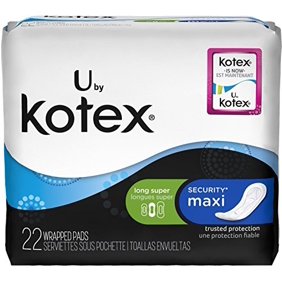 U By Kotex Security Maxi Pads Heavy Flow Long Unscented 22 Count Walmart Com Walmart Com