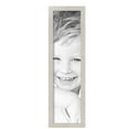 thumbnail image 2 of ArtToFrames 7" x 27" Slanted Lip White Picture Frame, 7x27 inch White Wood Poster Frame (WOM-4825),  Pack, 2 of 7