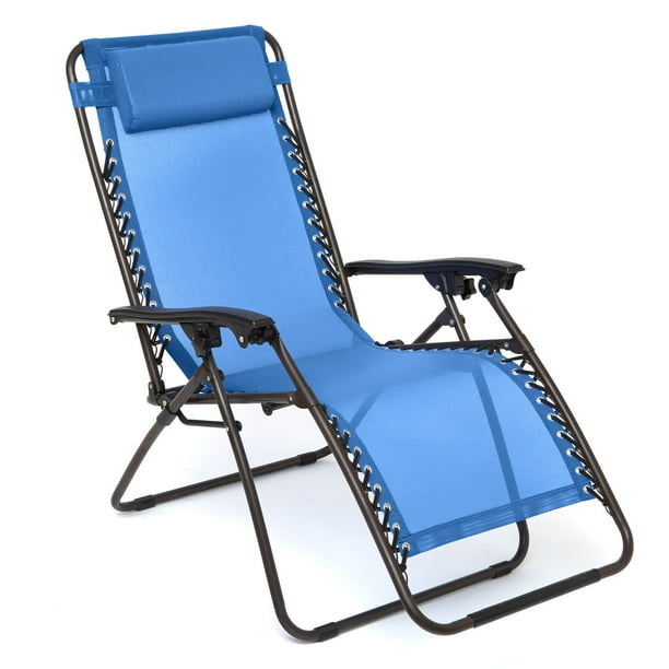 BrylaneHome Zero Gravity Chair Patio Chair - Walmart.com ...