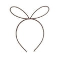 thumbnail image 4 of Unique Bargains 1 Pc Cute Frosted Rabbit Headbands for Women Purple, 4 of 6