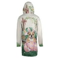 thumbnail image 2 of Easter Egg Bulldog Bunny Ear Welcome Spring Truck All Over Print 3D Hooded Duffle Toggle Coat Dog Lover Gifts Idea - 12002, 2 of 6