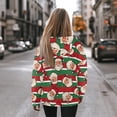 thumbnail image 3 of COEQINE Women's Hoodies Sweatshirts Pullover Tops Oversized Loose Crewneck Fit Soft Fashion Y2K Casual Wear Long Sleeves Lightweight Christmas Cute Santa Claus and Streak Outfits Clothes, L, 3 of 7