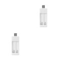 thumbnail image 1 of Adaptador de Carga Recargable USB de Plástico Portátil 2 Piezas Bewildely AA AAA, 1 of 6