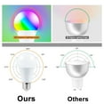 thumbnail image 4 of Gostoto 5W/10W/15W LED Light Bulb RGBW RGBWW Remote Control 16 Colors Dimmable LED Bulb Room Holiday Party Wedding Decoration, 4 of 7