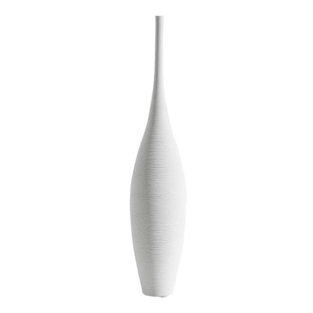 Jarrones de cerámica, jarrones decorativos con capullos, centros de mesa para decoración del hogar, jarrones para C blanca