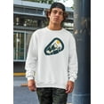 thumbnail image 2 of Cartoon Mountains Design Sweatshirt Men -Image by Shutterstock, Male x-Large, 2 of 4