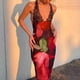 thumbnail image 1 of Puntoco Vestidos Mujer Verano Mujer Moda Casual Sling Leopardo Estampado Encaje Empalme Vestido Dividido, 1 of 8