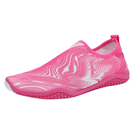 

SEMIMAY Outdoor Couple Women Waterproof Mountaineering Casual Sport Shoes Slip On Beach Running Breathable Soft Bottom Shoes Hot Pink