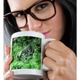 thumbnail image 2 of 3drose, Silverback Gorilla in Leaves Green Tinted, 15oz Mug, 2 of 6