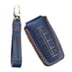 thumbnail image 2 of Con llavero, funda para llavero, llavero automático de 8 botones, funda para llave de coche, funda de piel sintética para mando a distancia Azul, 2 of 9