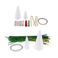 thumbnail image 3 of 1 juego de decoración de árbol de Navidad de espuma, manualidades, regalos para para decoración del Zulema Árbol de Navidad de espuma, 3 of 8