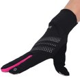 thumbnail image 3 of Guantes cálidos de invierno con dedos completos, manopla transpirable con pantalla táctil y dedos completos (rosa roja-L/XL), 3 of 4