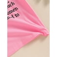 thumbnail image 6 of Bagilaanoe Toddler Baby Girls Summer T-Shirt Letter Fly Sleeve Round Neck Tops 6M 12M 18M 24M 3T 4T 5T Kids Casual Clothes, 6 of 7