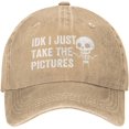 thumbnail image 1 of IDK I Just Take The Pictures Cap for Mens Radiology X-Ray Tech Womens Baseball Hats, 1 of 6