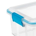 thumbnail image 3 of Sterilite Bac de Rangement en Plastique de 12 Qt avec Joint, Boîte Scellée, (Lot de 6), 3 of 12