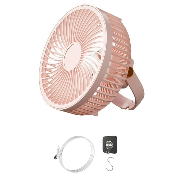 Outdoor Ceiling Fan Hiking Camping USB Powered Brushless Motor for Tent Fan