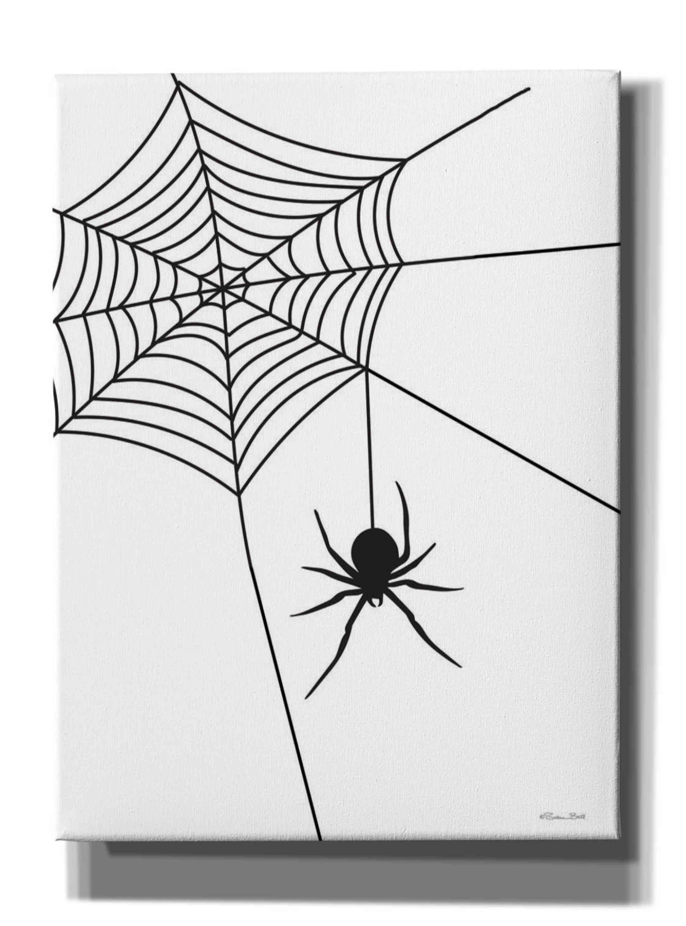 Epic Graffiti 'Creepy Spider' by Susan Ball, Giclee Canvas Wall Art,  40