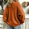 thumbnail image 7 of Wenini 2026 Women's V Neck Loose Long Sleeve Knit Pullover Sweater Fall Trendy Casual Sweater Top, 7 of 7