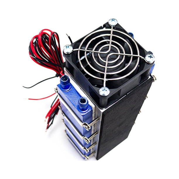 Injueey Enfriador de refrigeración termoeléctrico con estabilidad Semiconductor Kit de sistema de disipación de calor de bajo ruido Espacio Electrónica