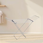 Leifheit Siena 180 Classic Lightweight Foldable Clothes Drying Rack, Silver